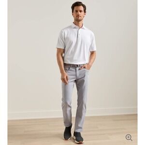 NWOT Peter Millar Crown Sport eb66 performance pants Gray Sz 38x32 Golf